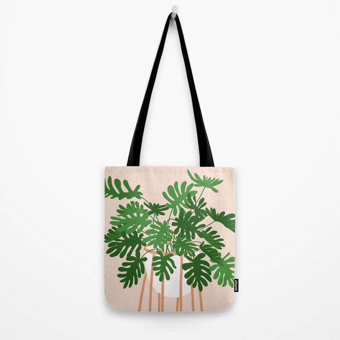 Vase no. 26 with Tropical Plant Tote Bag Gallery Image 2