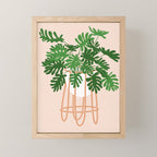 Vase no. 26 with Tropical Plant Mini Art Print Gallery Image 1