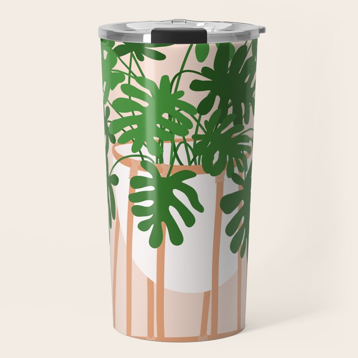 Vase no. 26 with Tropical Plant Travel Mug Gallery Image 1