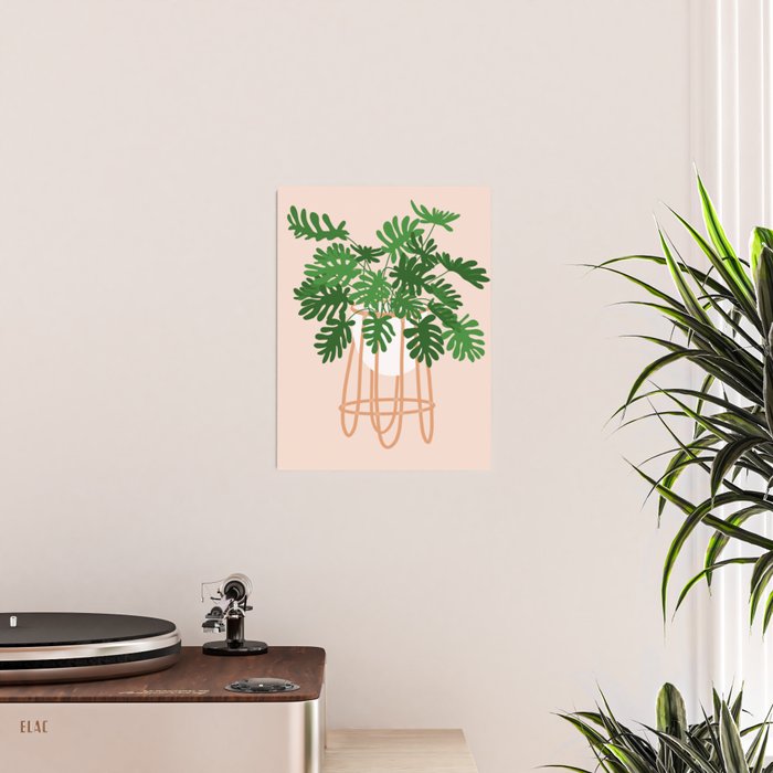 Vase no. 26 with Tropical Plant Poster Gallery Image 2