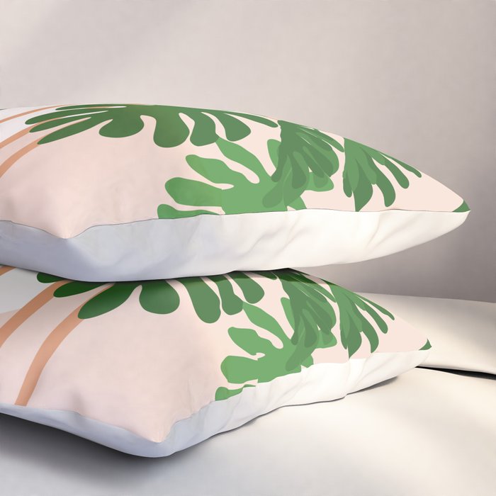 Vase no. 26 with Tropical Plant Pillow Sham Gallery Image 3