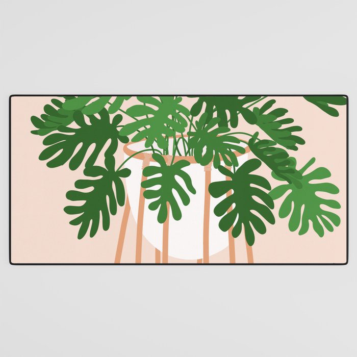 Vase no. 26 with Tropical Plant Desk Mat Gallery Image 3