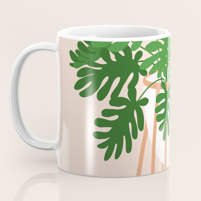 Vase no. 26 with Tropical Plant Coffee Mug Gallery Image 3