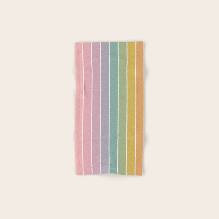 Gradient Arch XXI Tropical Mid Century Modern Rainbow Bath Towel Gallery Image 1
