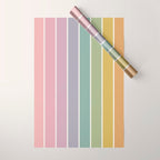 Gradient Arch XXI Tropical Mid Century Modern Rainbow Wrapping Paper Gallery Image 1