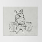 Corgi Lift Throw Blanket Gallery Image 2