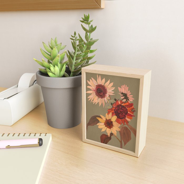 Sunflowers Moment Mini Art Print Gallery Image 2