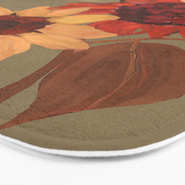 Sunflowers Moment Bath Mat Gallery Image 3