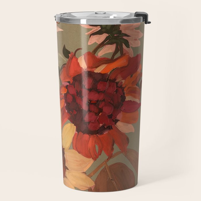 Sunflowers Moment Travel Mug Gallery Image 2