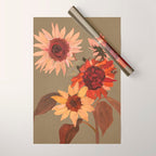 Sunflowers Moment Wrapping Paper Gallery Image 1