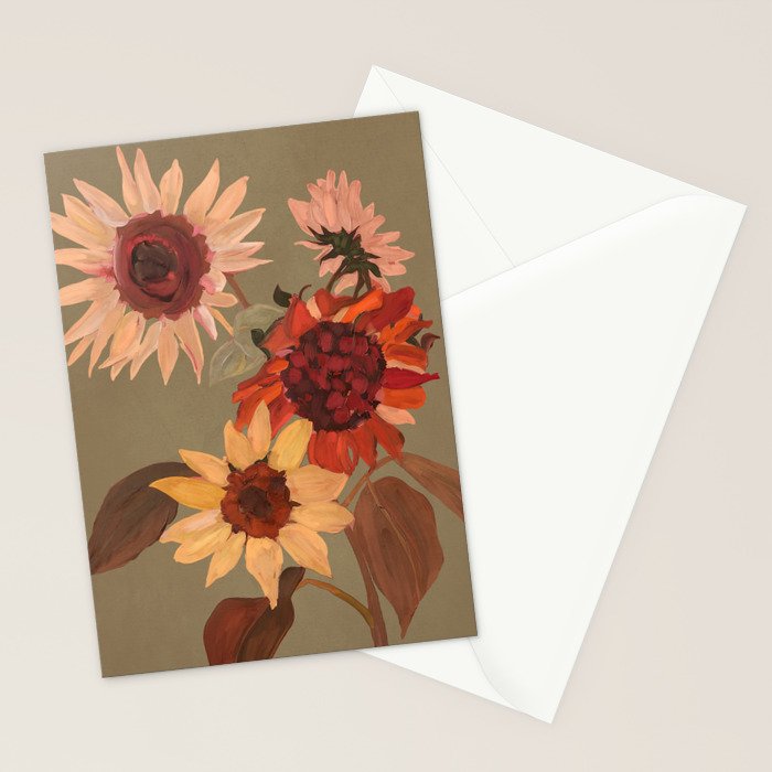 Sunflowers Moment Stationery Card Gallery Image 2