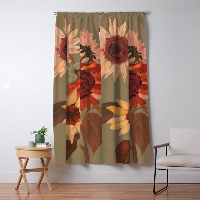 Sunflowers Moment Window Curtain Gallery Image 1