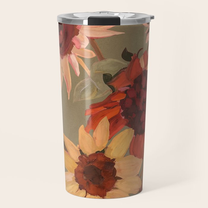 Sunflowers Moment Travel Mug Gallery Image 1