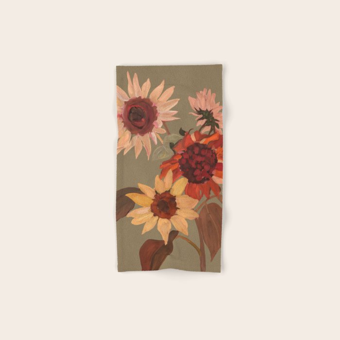 Sunflowers Moment Bath Towel Gallery Image 1