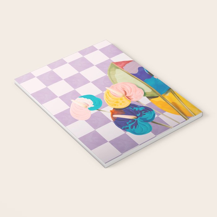 Modern artistic flowery tropical II Notebook Gallery Image 3