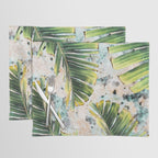 Palm leaf on marble 01 Placemat Gallery Image 1