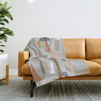 Neutral Geometric 01 Throw Blanket Gallery Image 1