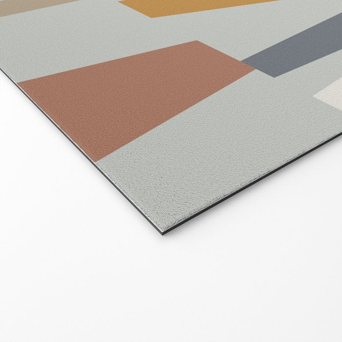 Neutral Geometric 01 Welcome Mat Gallery Image 2