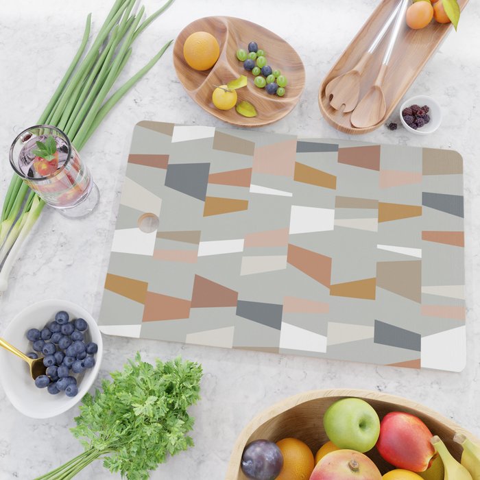 Neutral Geometric 01 Cutting Board Gallery Image 2