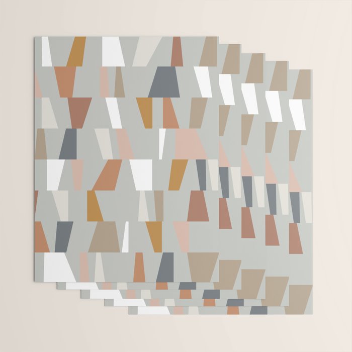 Neutral Geometric 01 Wrapping Paper Gallery Image 3