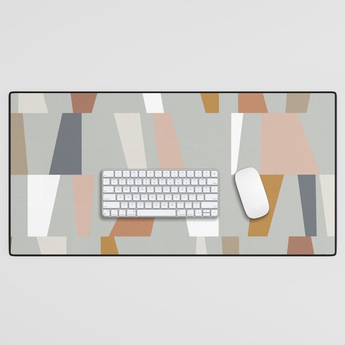 Neutral Geometric 01 Desk Mat Gallery Image 1