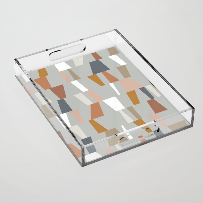 Neutral Geometric 01 Acrylic Tray Gallery Image 1