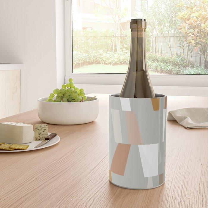 Neutral Geometric 01 Wine Chiller Gallery Image 4
