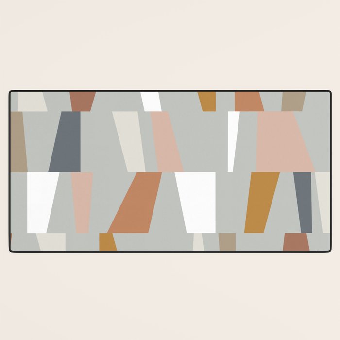 Neutral Geometric 01 Desk Mat Gallery Image 3