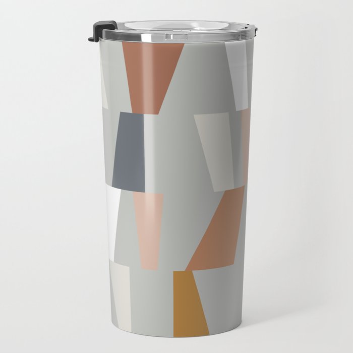 Neutral Geometric 01 Travel Mug Gallery Image 3
