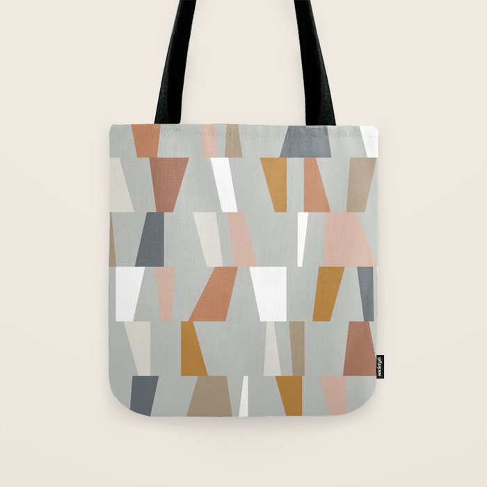 Neutral Geometric 01 Tote Bag Gallery Image 1