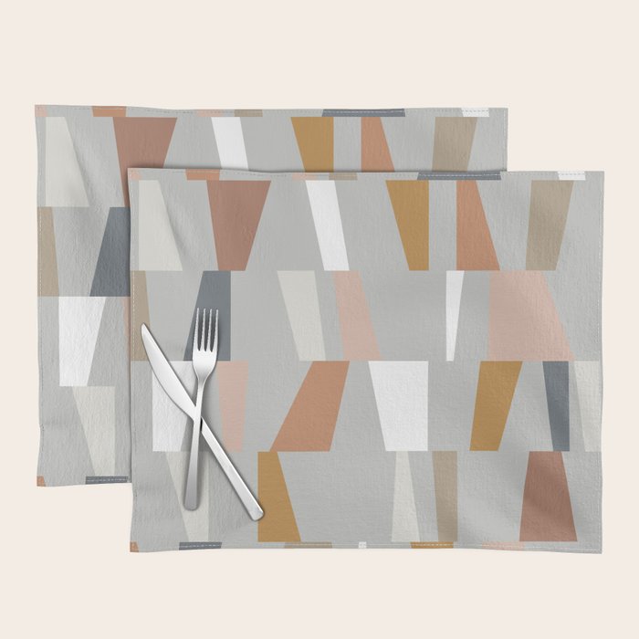 Neutral Geometric 01 Placemat Gallery Image 1