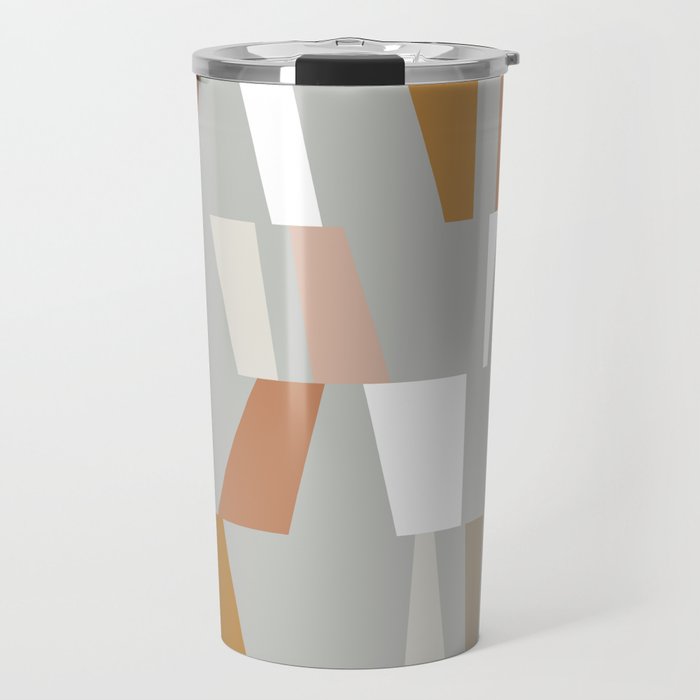 Neutral Geometric 01 Travel Mug Gallery Image 1