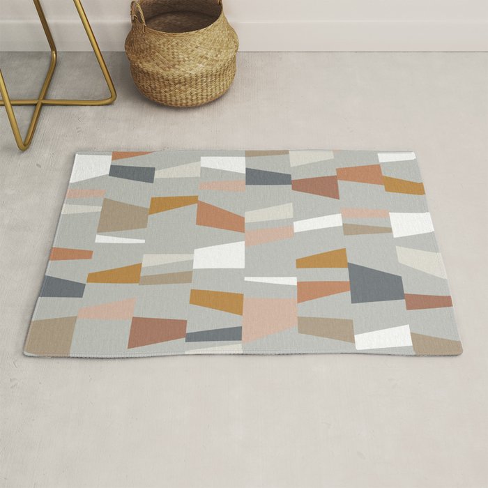 Neutral Geometric 01 Rug Gallery Image 1