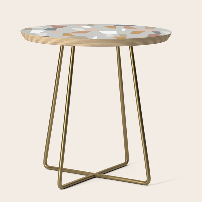 Neutral Geometric 01 Side Table Gallery Image 1