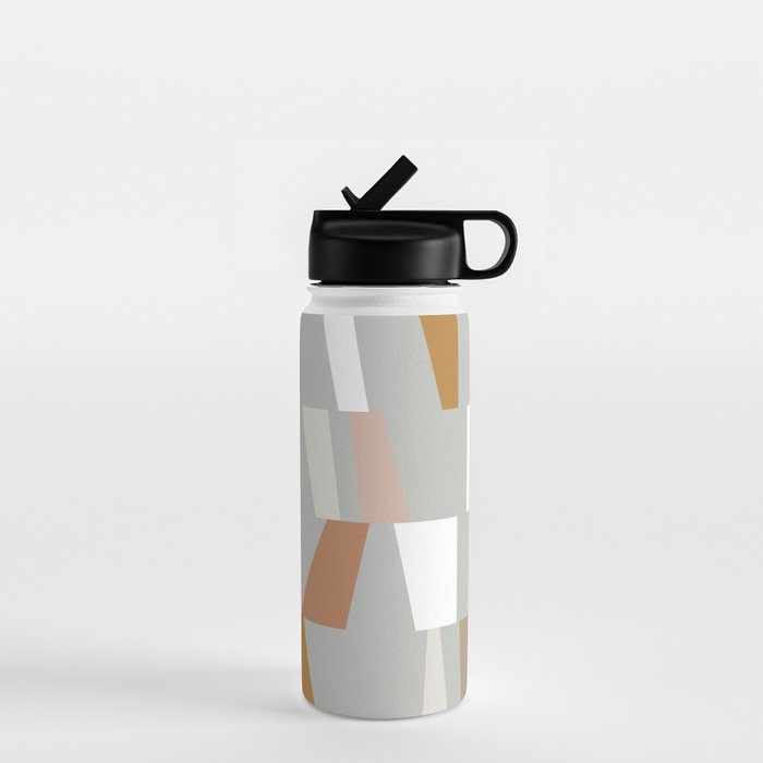 Neutral Geometric 01 Water Bottle Gallery Image 1