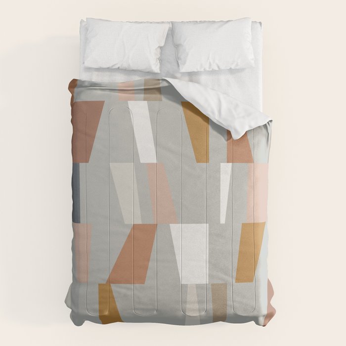 Neutral Geometric 01 Comforter Gallery Image 1