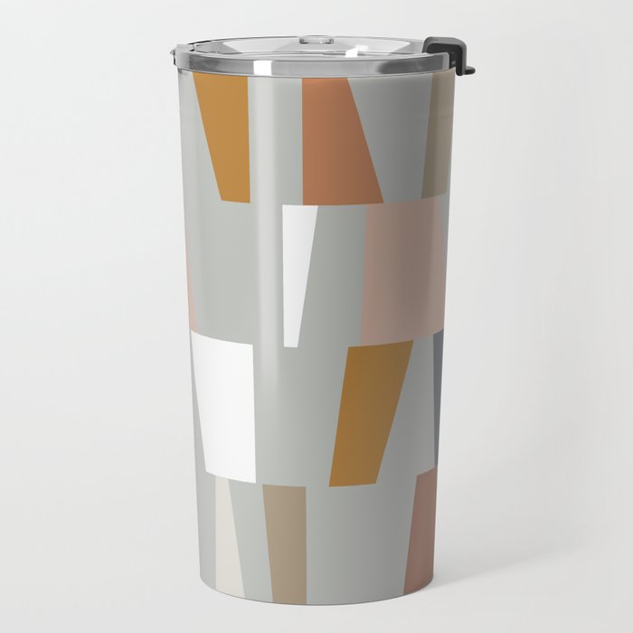 Neutral Geometric 01 Travel Mug Gallery Image 2