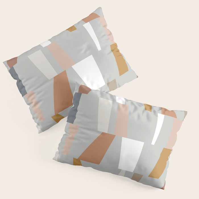 Neutral Geometric 01 Pillow Sham Gallery Image 3