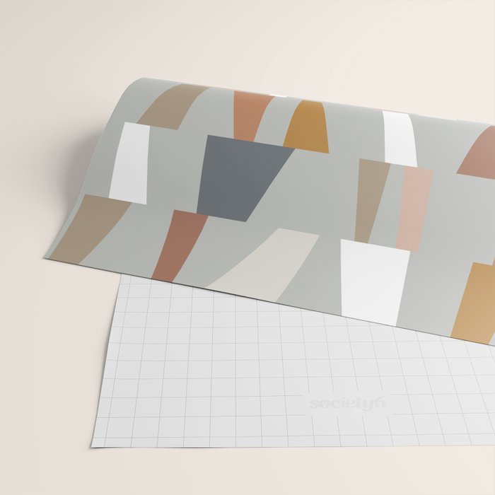 Neutral Geometric 01 Wrapping Paper Gallery Image 2