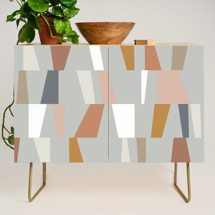 Neutral Geometric 01 Credenza Gallery Image 1
