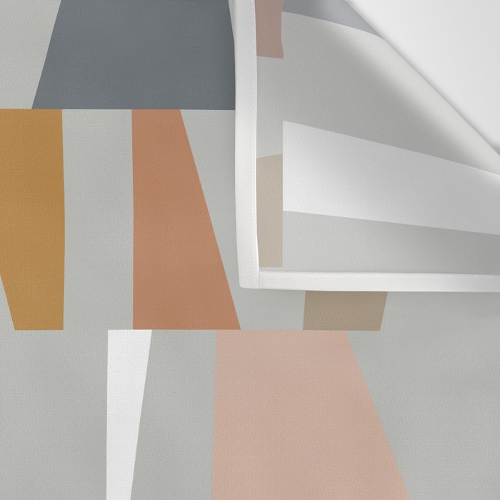 Neutral Geometric 01 Wall Tapestry Gallery Image 3
