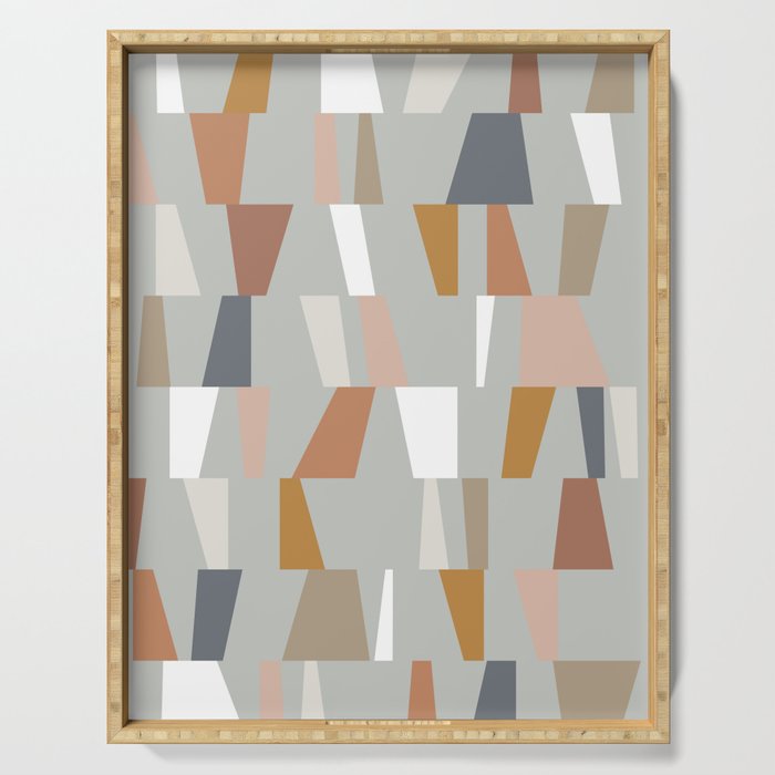 Neutral Geometric 01 Serving Tray Gallery Image 1