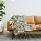 Bold Blooming IV Throw Blanket Gallery Image 1