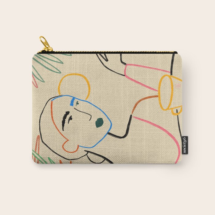 COFFEE IN THE GARDEN Carry All Pouch Gallery Image 1
