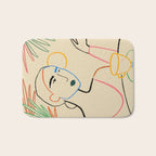 COFFEE IN THE GARDEN Bath Mat Gallery Image 1