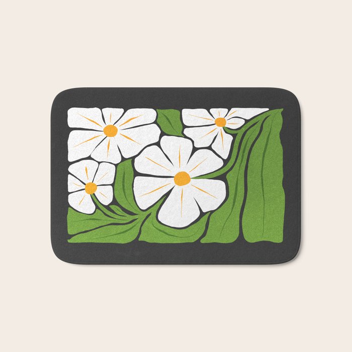 Trust the Process: Flower Market | Typography Edition 01 Bath Mat Gallery Image 1
