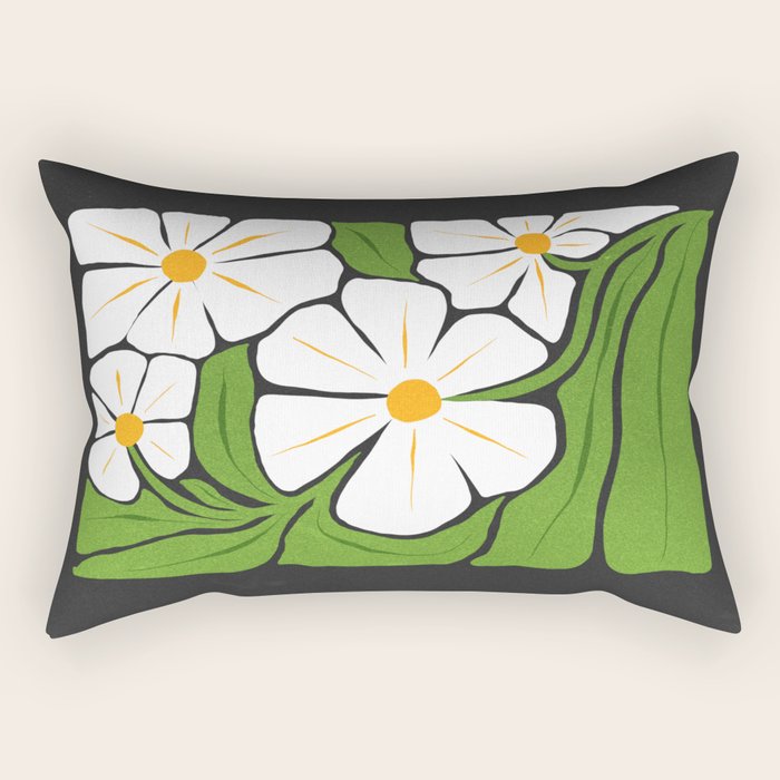 Trust the Process: Flower Market | Typography Edition 01 Rectangular Pillow Gallery Image 2