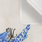 Blue Jay Bird Bath Clawfoot Tub Wall Tapestry Gallery Image 3