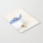 Blue Jay Bird Bath Clawfoot Tub Notebook Gallery Image 2
