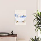 Blue Jay Bird Bath Clawfoot Tub Poster Gallery Image 2